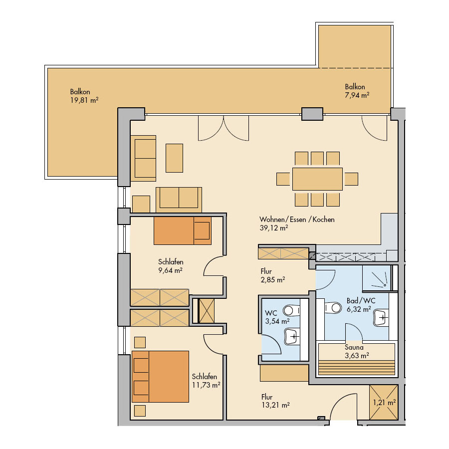 Haus Meerdüne Wohnung 12